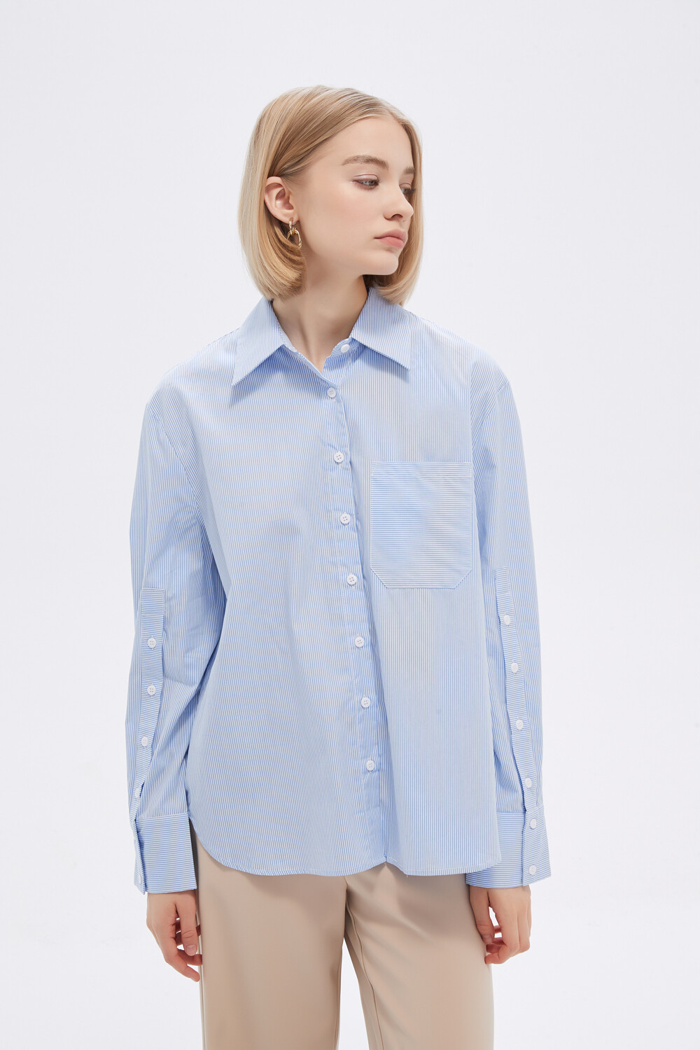Camisa Lupine Celeste