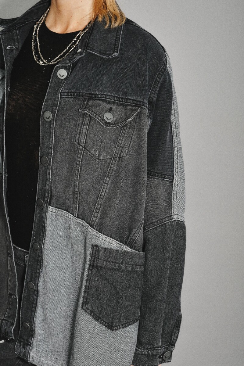 Campera Patch Black Negro
