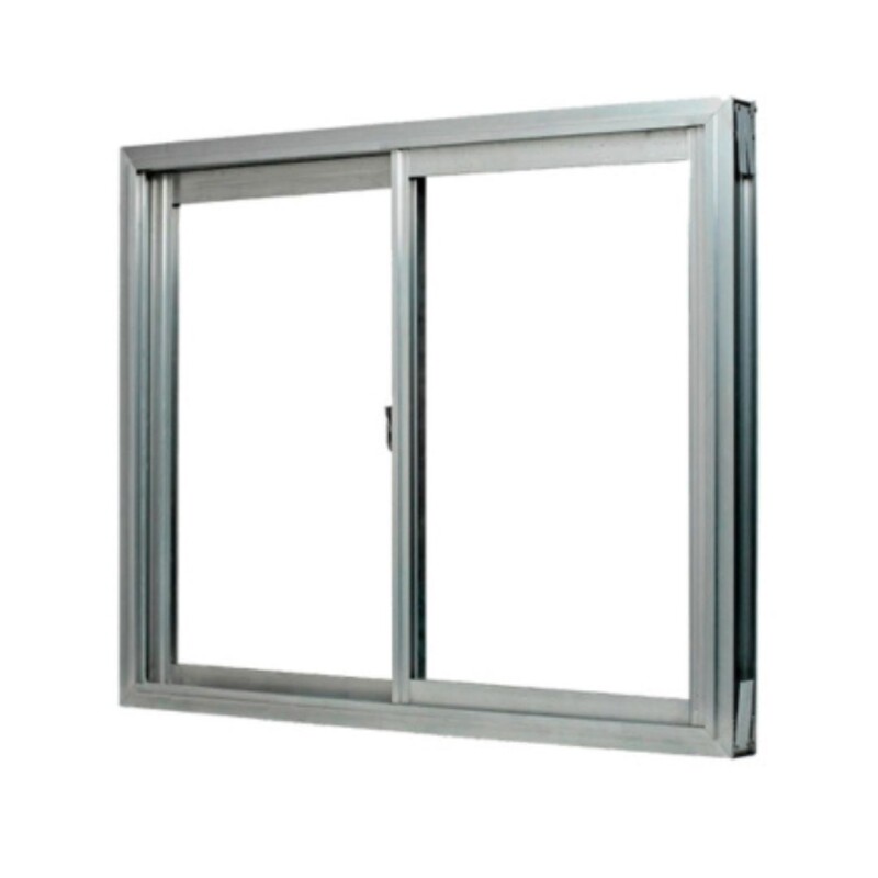 Ventana de Aluminio Serie 20 Aluminio Abasur - 80x80 Ventana de Aluminio Serie 20 Aluminio Abasur - 80x80