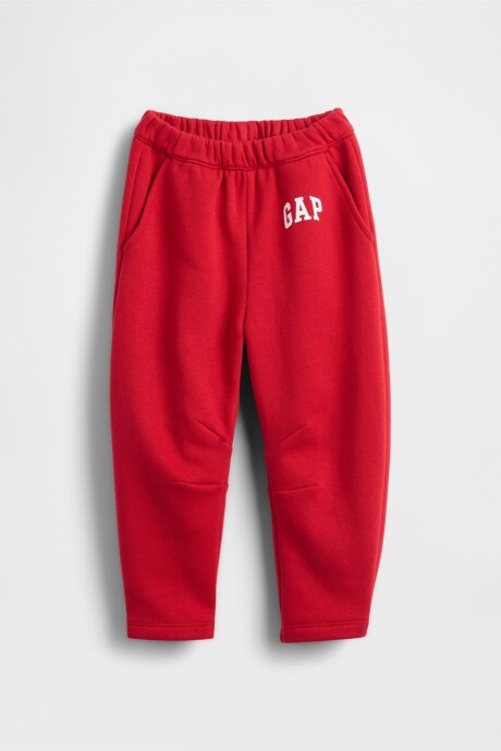 Pantalón Deportivo Logo Gap Toddler Niña Modern Red