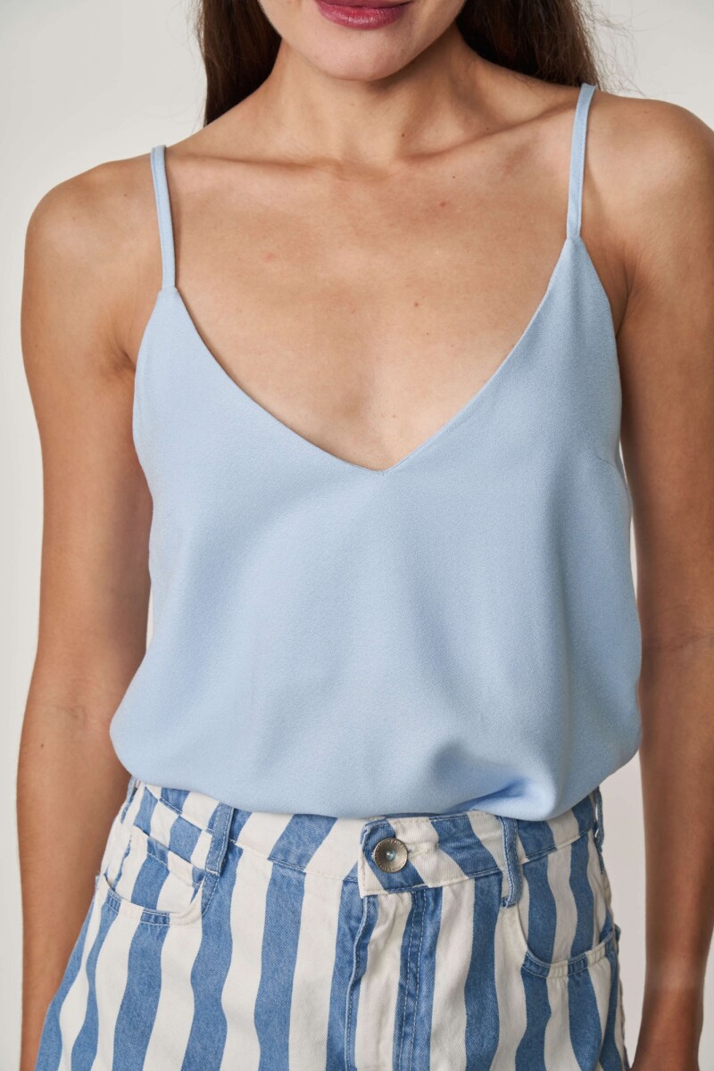 Musculosa Agnes - Celeste 