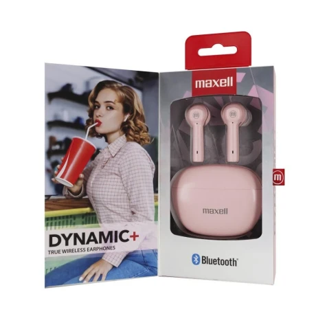 Auriculares Inalámbricos Maxell Dynamic+ Ultra Bass ROSA