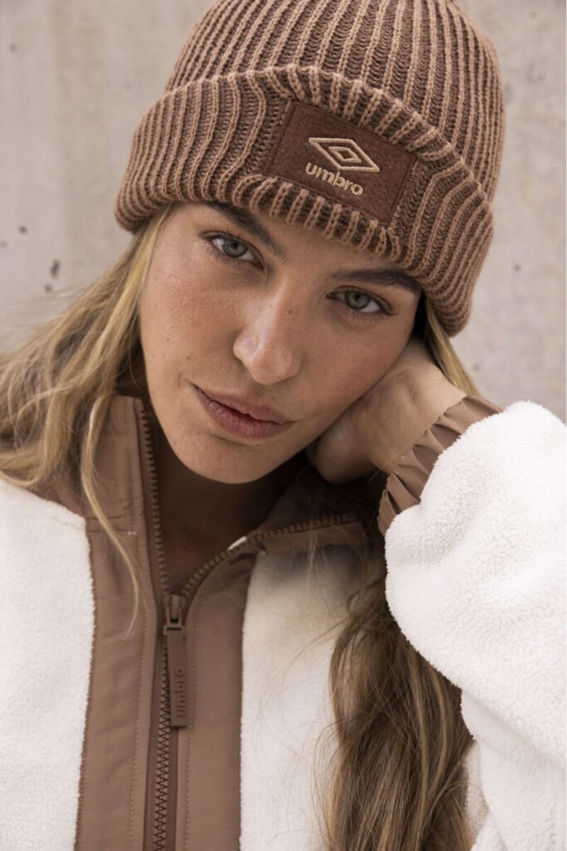 Gorro lana beanie - Tostado 