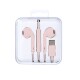 Auriculares tipo-C rosa