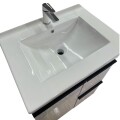 MUEBLE DE BAÑO 60 CM 1 PUERTA + 2 CAJONES - MESADA DE LOZA NEVADA MUEBLE DE BAÑO 60 CM 1 PUERTA + 2 CAJONES - MESADA DE LOZA NEVADA