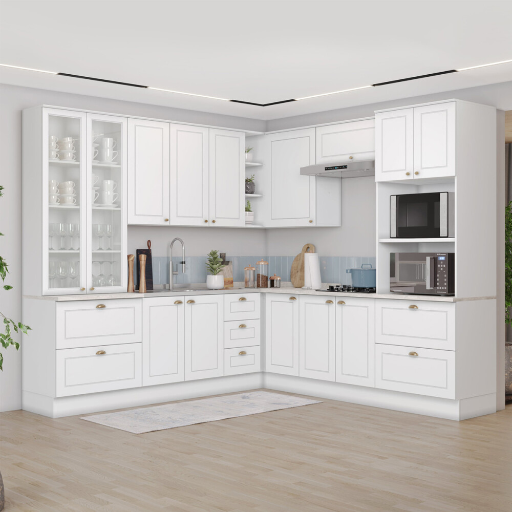 AÉREO 3 PUERTAS ALACENA - LINEA AMERICANA BLANCO