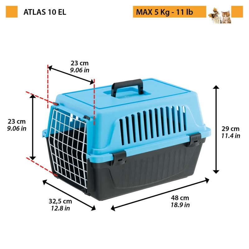 TRANSPORTADORA ATLAS 10 CELESTE