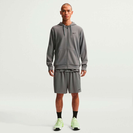 Campera Nike Dri-Fit Uv Flex Fleece Hyverse Con cierre de Hombre Gris