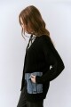 SACON POCKET JEAN NEGRO