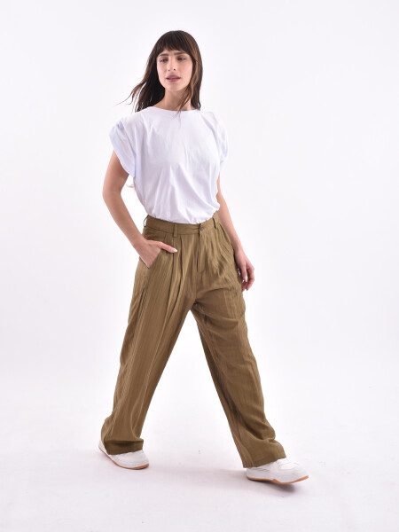 PANTALON FELICE OLIVA