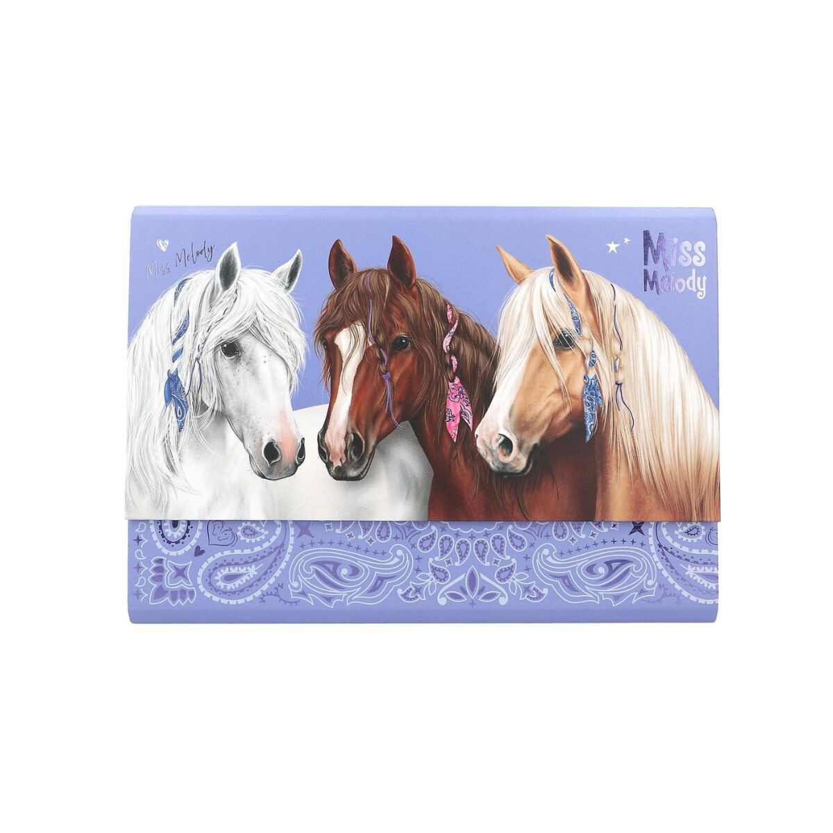 ARCHIVADOR - Carpeta Archivadora Infantil Con Notas Y Sobres Top Model - Miss Melody 