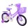 Bicicleta infantil Butterfly Rodado 16 Violeta