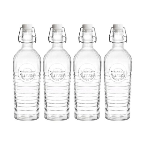 Botella vidrio con tapa hermetica 500ml Botella Vidrio Con Tapa Hermetica 500ml
