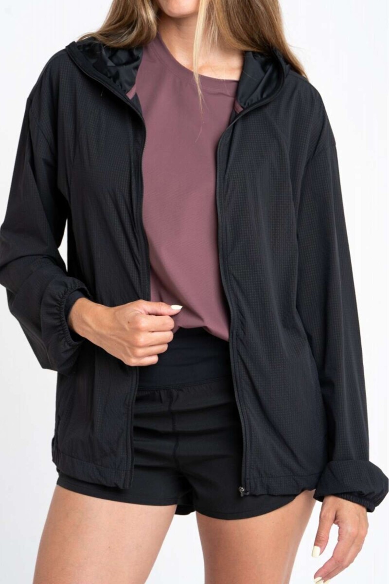 Campera Fitness - Negro 