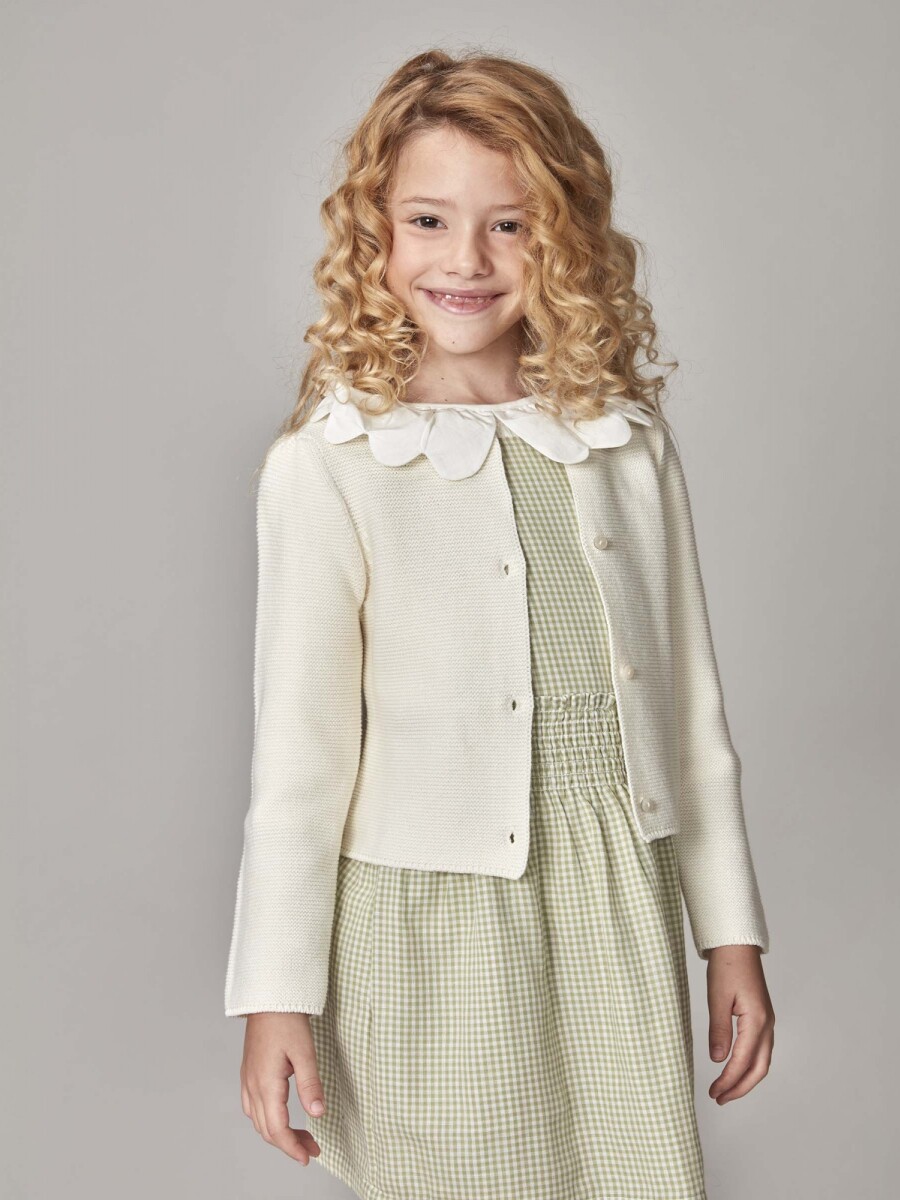 Chaqueta Punto Bobo Blanco