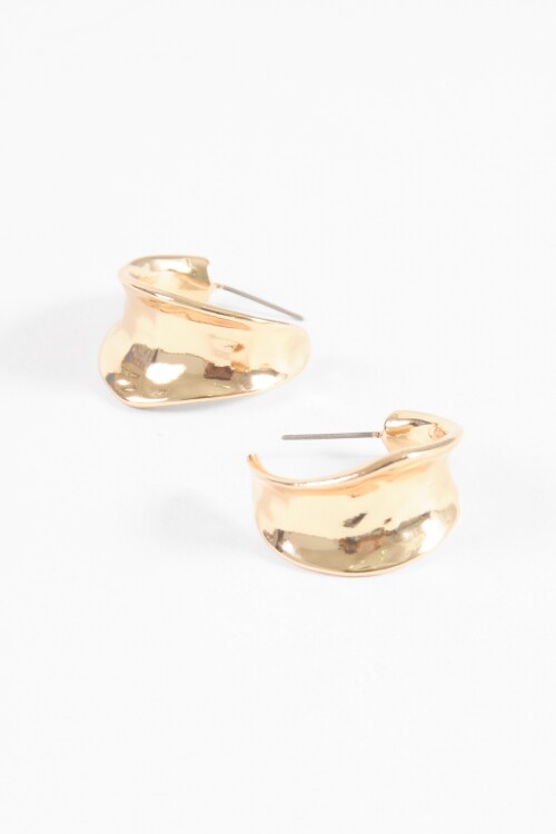 Aros curva texture dorado