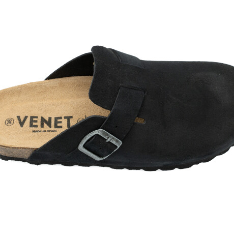 ZUECO VENET - CUERO BRUNN NEGRO
