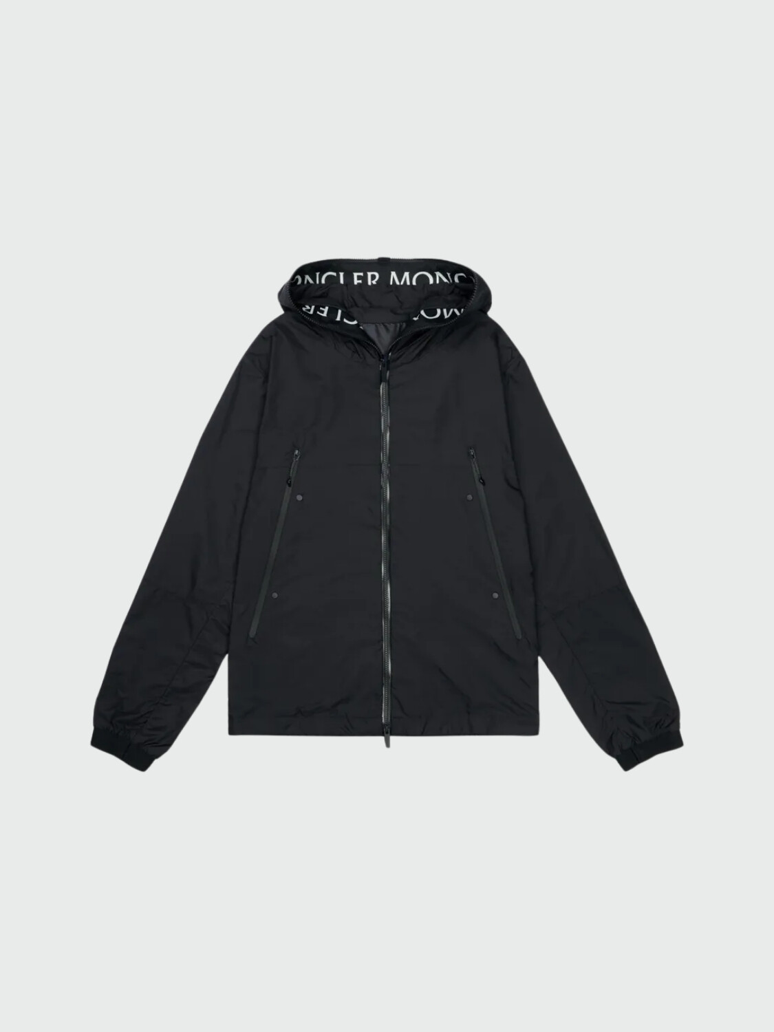 Moncler - Chaqueta con capucha logotipo Junichi Negro