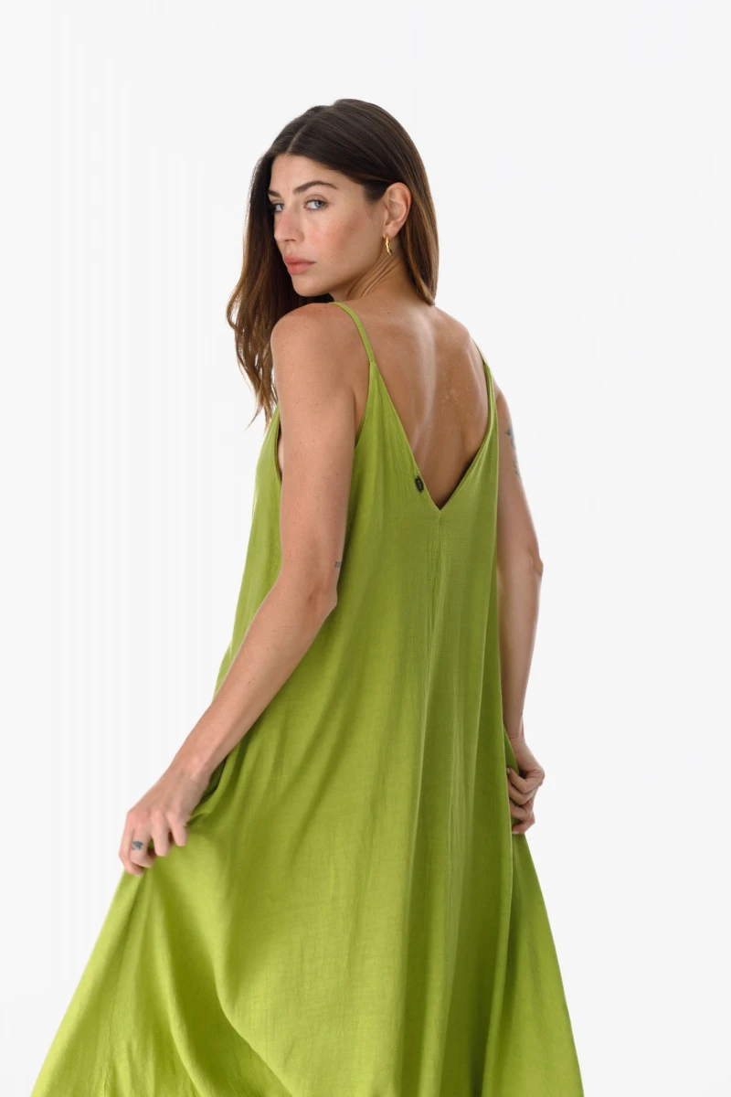 Vestido Sun verde talle unico