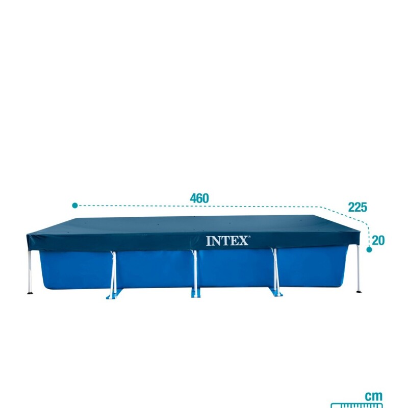 INTEX COBERTOR LONA PISCINA ESTRUCTURAL 460X226 Intex Cobertor Lona Piscina Estructural 460x226