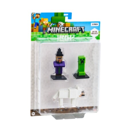 Minecraft - Figuras Pack X3 Wolf - MC2020 001