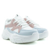 Championes Brooklyn Haus Any de Mujer Rosado-azul