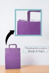 Bolsa lisa acuario 22x10x30 cm PURPLE