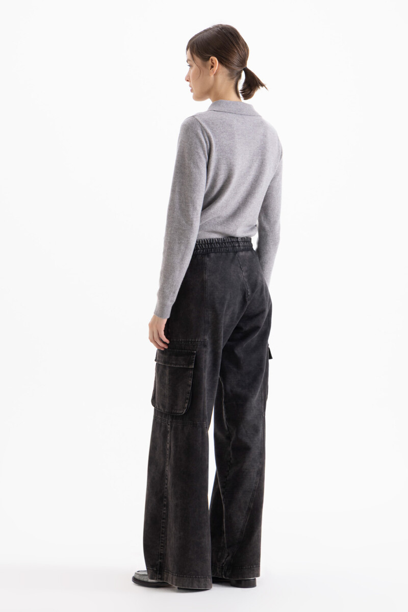 PANTALON SHELL Negro