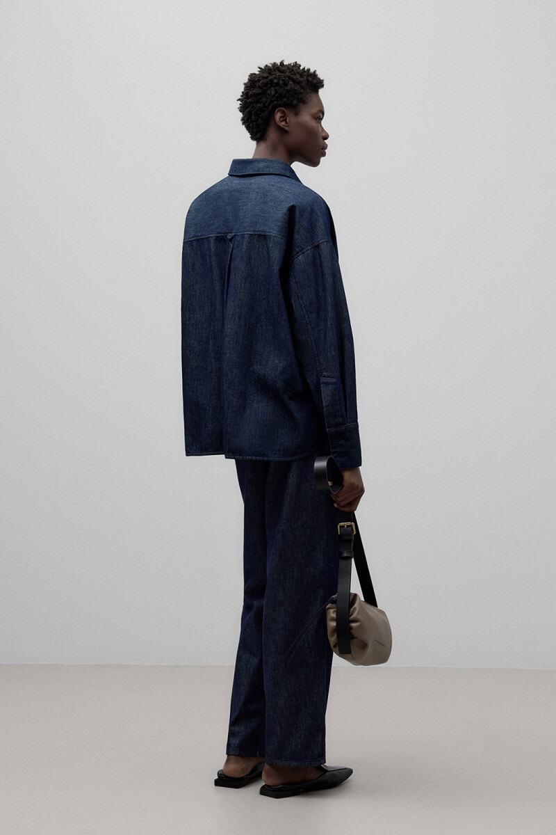 CAMISA OVERSIZE Azul