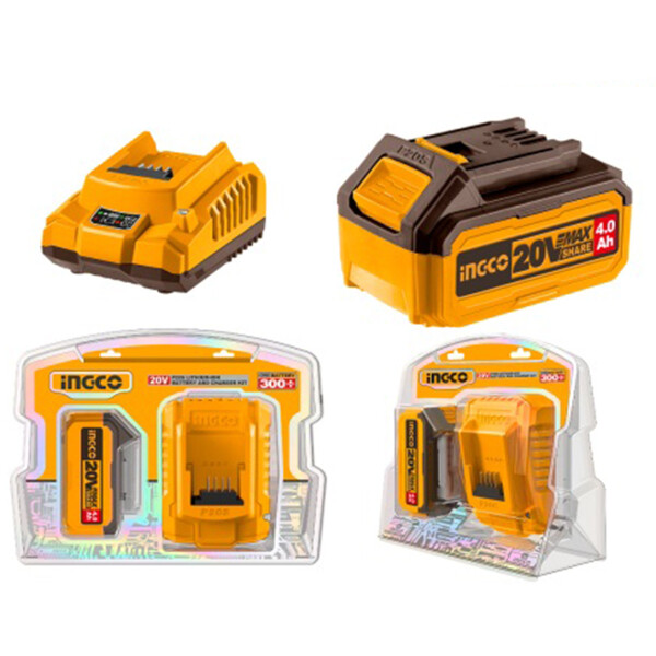 SET X1 BATERIA 20V 4AMP + 1 CARGADOR INGCO FBCPK1214 SET X1 BATERIA 20V 4AMP + 1 CARGADOR INGCO FBCPK1214