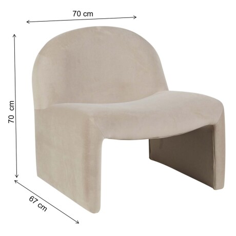 BUTACA TELA NATURAL-BEIGE EOS BEIGE