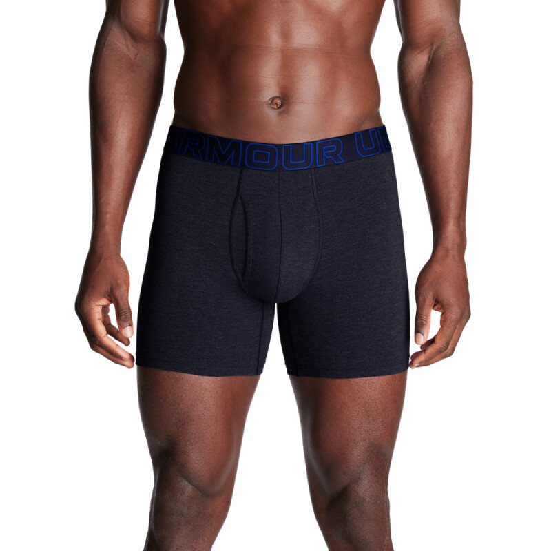 UA PERFORMANCE COTTON - SOLID 6 IN 3PK - BLU BLU-410