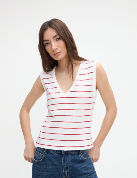 Musculosa Marisa Rojo