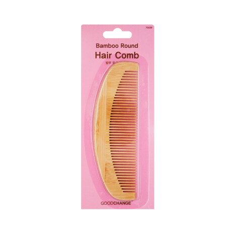 PEINE PARA EL CABELLO DE BAMBÚ ROUND - HAIR COMB PEINE PARA EL CABELLO DE BAMBÚ ROUND - HAIR COMB