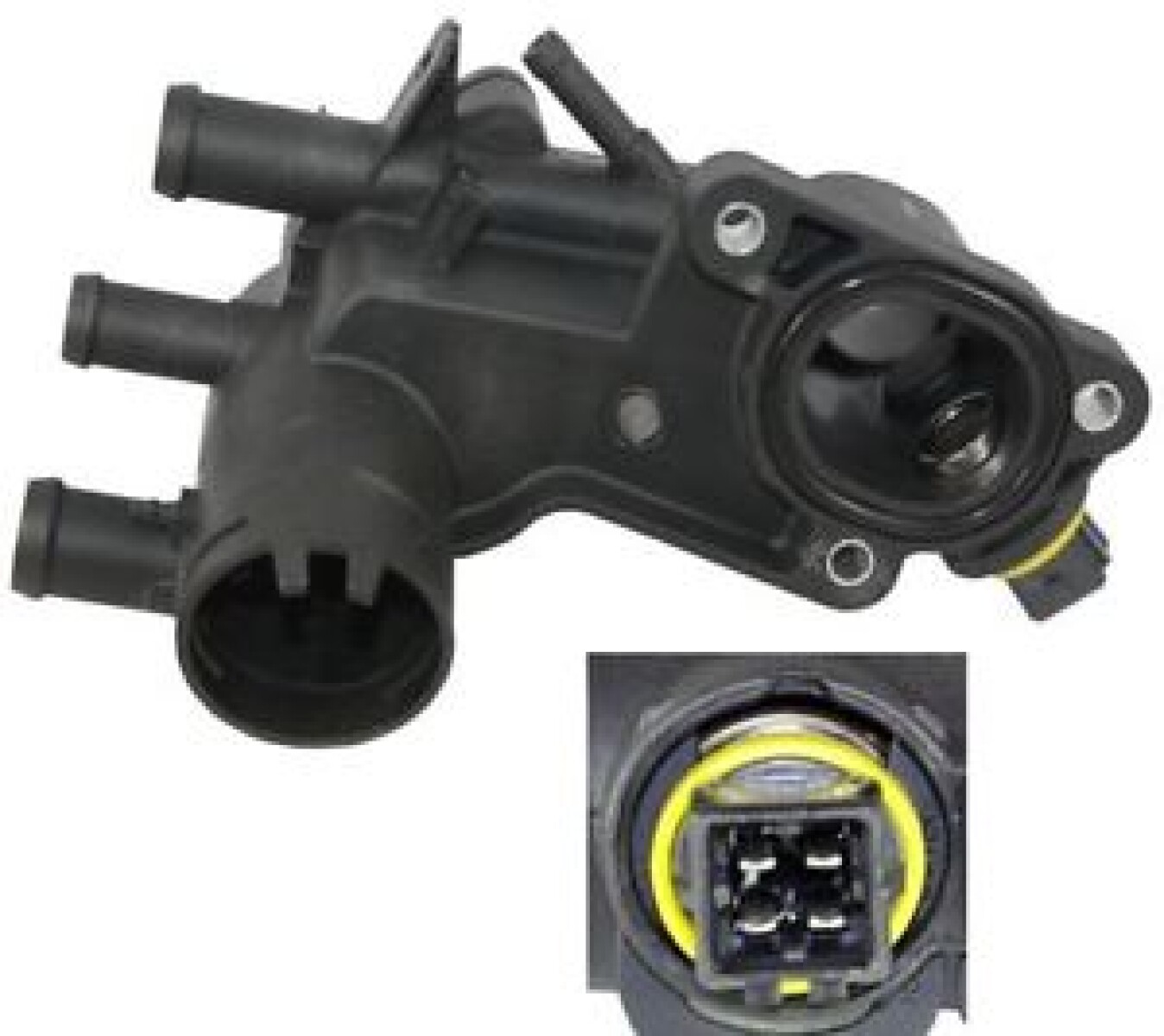 PIPA TERMOSTATO VOLKSWAGEN PIPA TERMOSTATO POLO 3 VIAS LATERALES - 