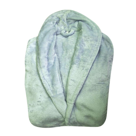 Bata de Cama Microfibra Home Class Talle P al XG Verde Agua