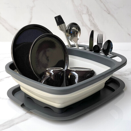 Escurridor de Platos Plegable Danny Home Largo 48cm x Ancho 38cm x Alto 15cm Escurridor de Platos Plegable Danny Home Largo 48cm x Ancho 38cm x Alto 15cm
