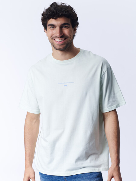 Remera oversize Resilience Verde Agua