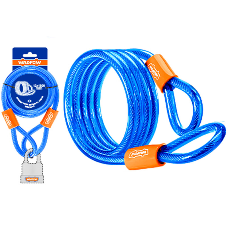 CADENA SEGURIDAD EN U 12X1800MM WADFOW WBK3112 CADENA SEGURIDAD EN U 12X1800MM WADFOW WBK3112