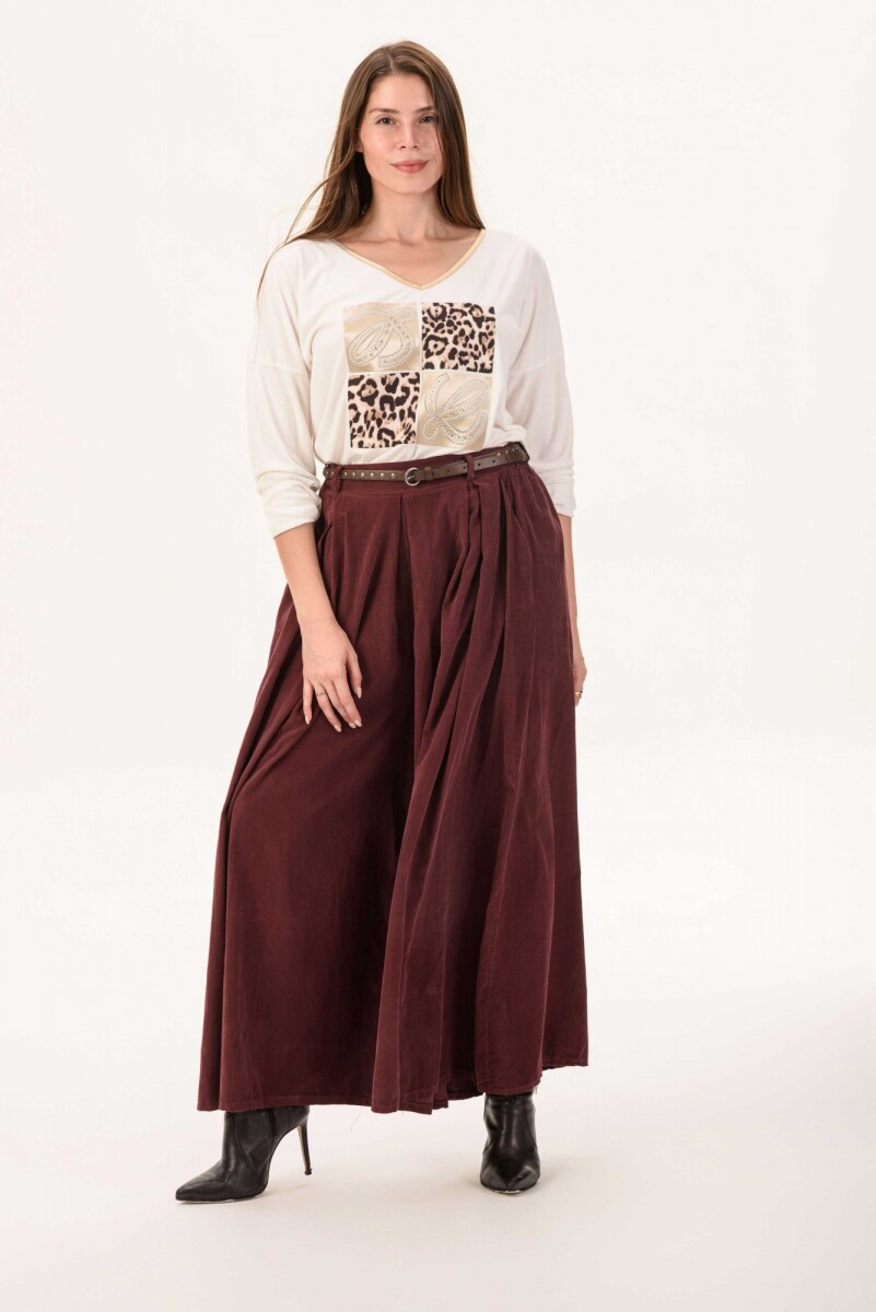 Pantalón Darek - bordo 