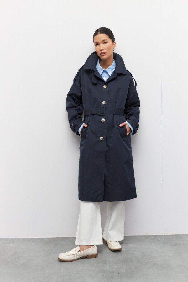 TRENCH CRANNY Azul Marino