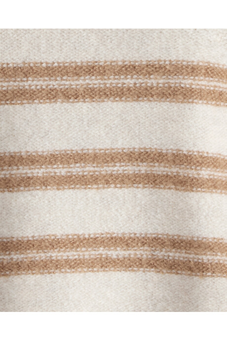 Buzo de punto, con capucha forrada en sherpa y orejas de oso Sin color