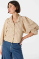 Camisa Aisling Crudo/Camel