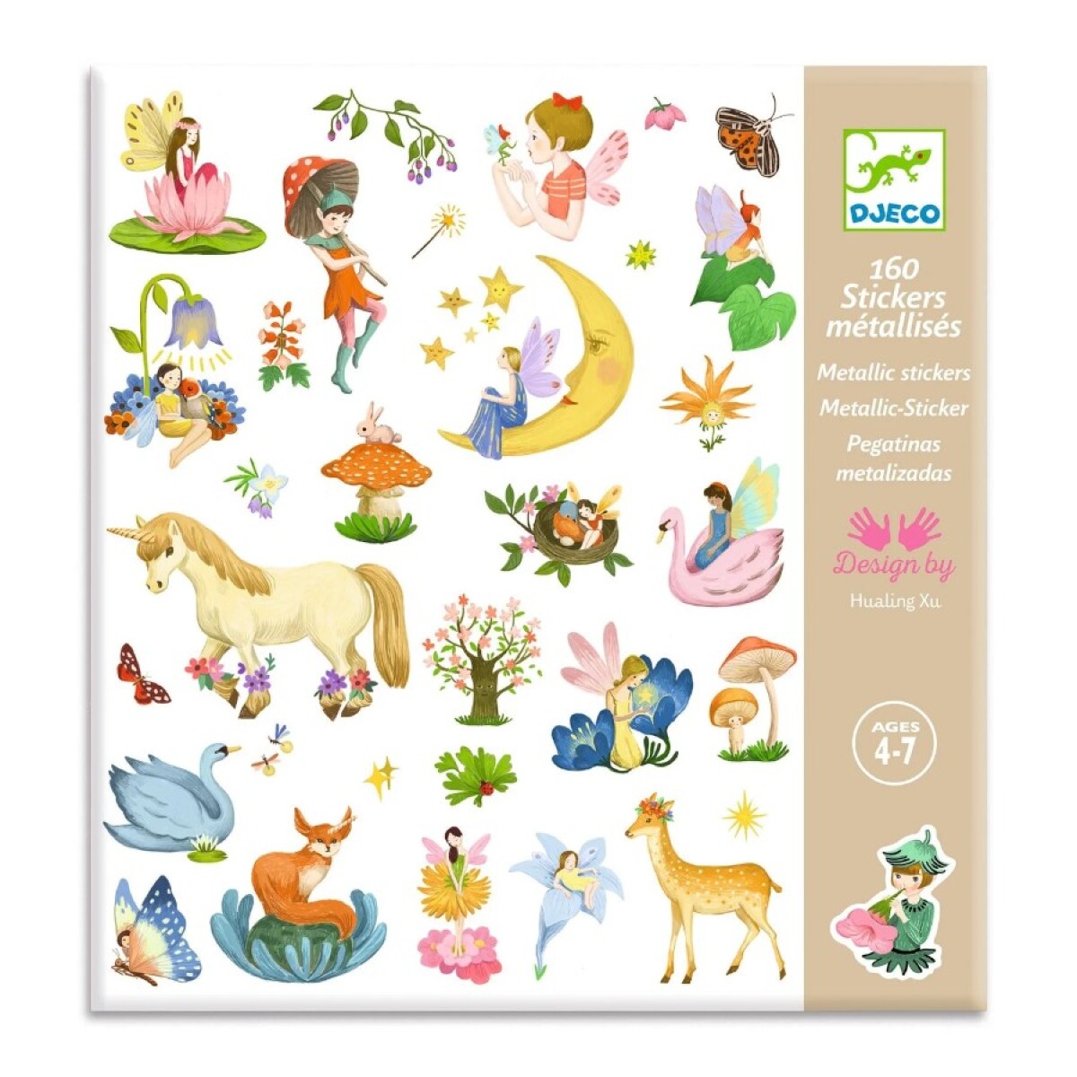 Stickers Djeco Pack 160 Pegatinas 