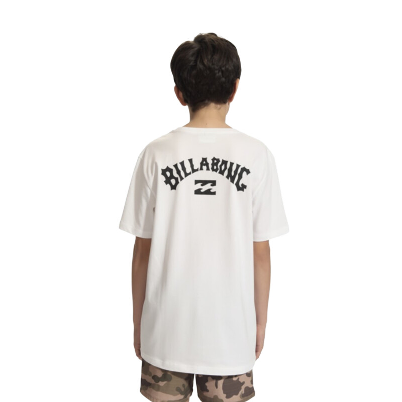 Remera de Niño Billabong Plain Pilp - Blanco Remera de Niño Billabong Plain Pilp - Blanco