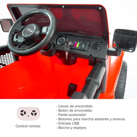 Renegade Grande Bebesit Amarillo 12V FT938AM con Detalles Esteticos AMARILLO