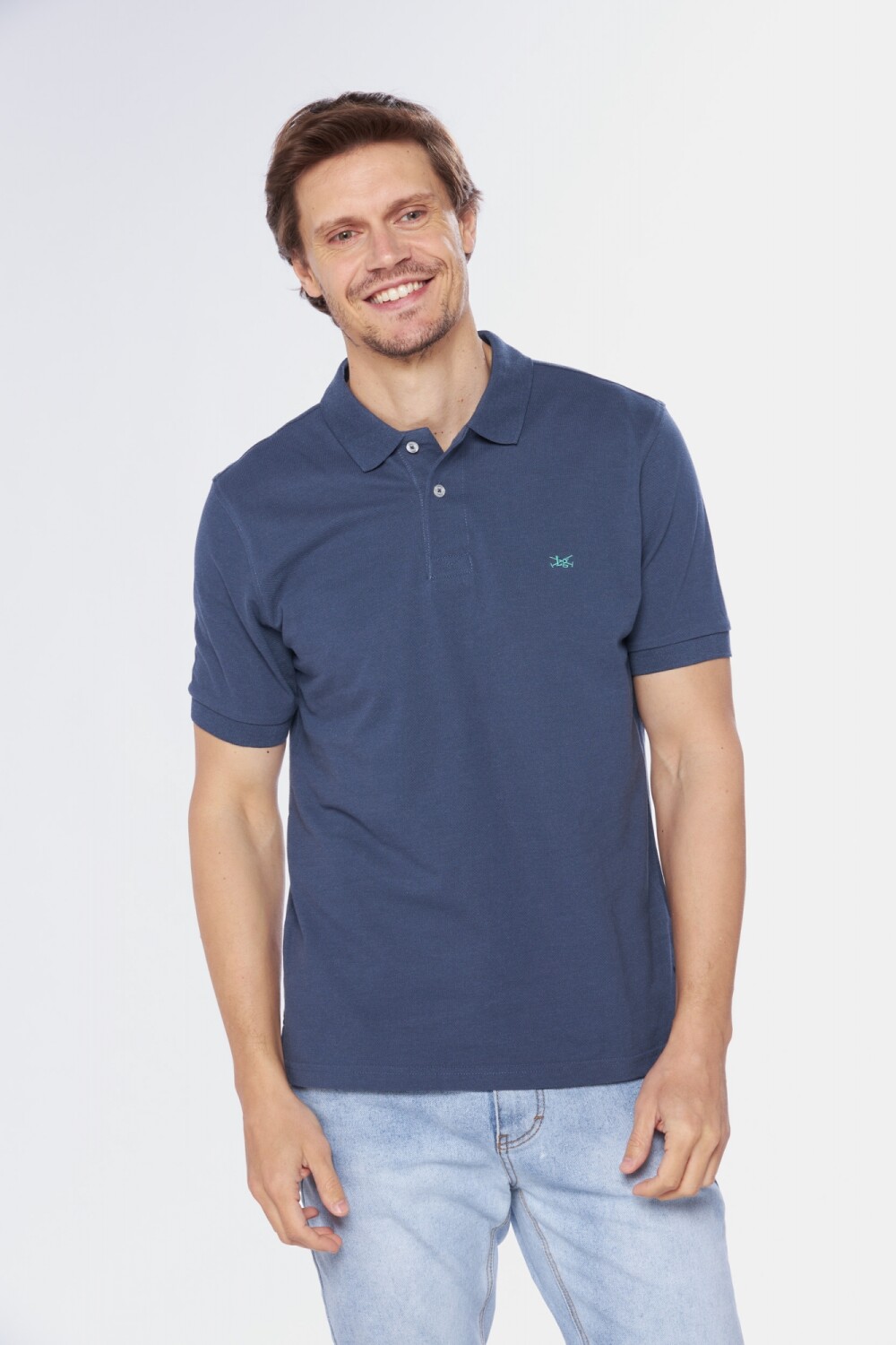 REMERA POLO PIQUE Denim