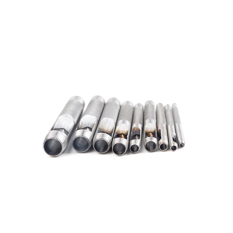 DINGQI JUEGO DE SACABOCADOS INDUSTRIAL 9 PIEZAS Dingqi Juego De Sacabocados Industrial 9 Piezas