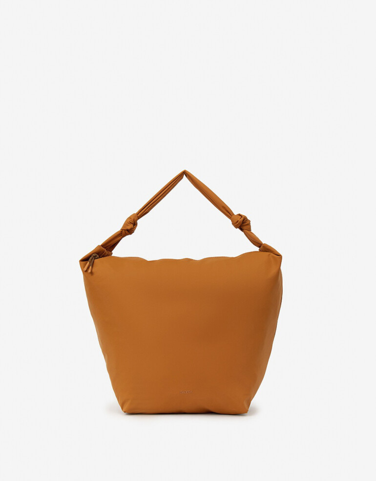 Saca Nylon Cartera Saca En Material Reciclado Camel - Marron Camel