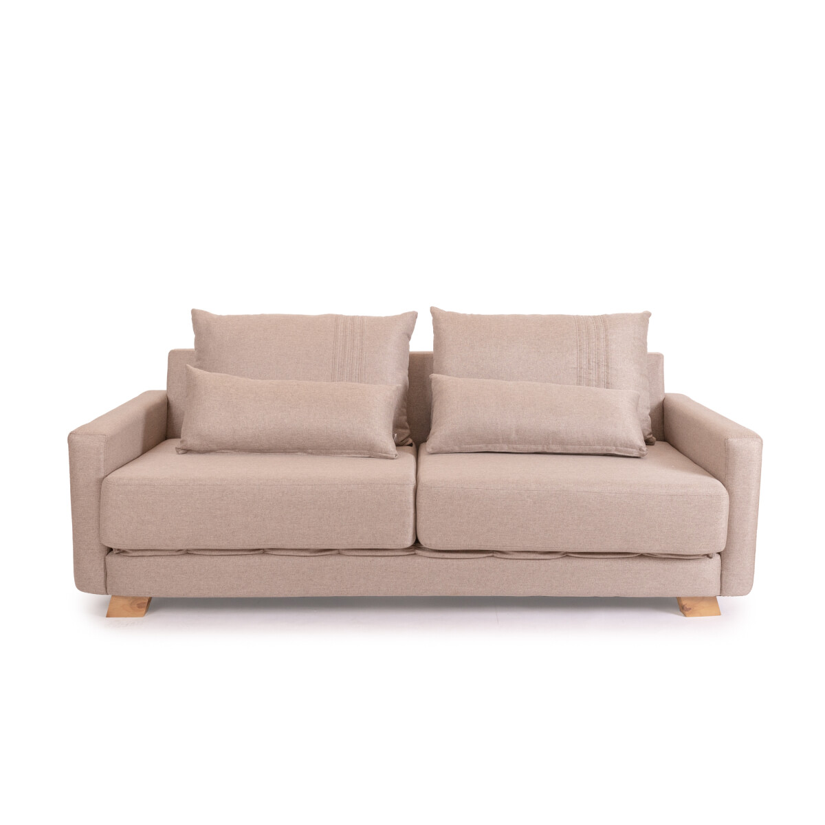 SOFÁ CAMA - TELA MARRON BALLI TOSTADO 